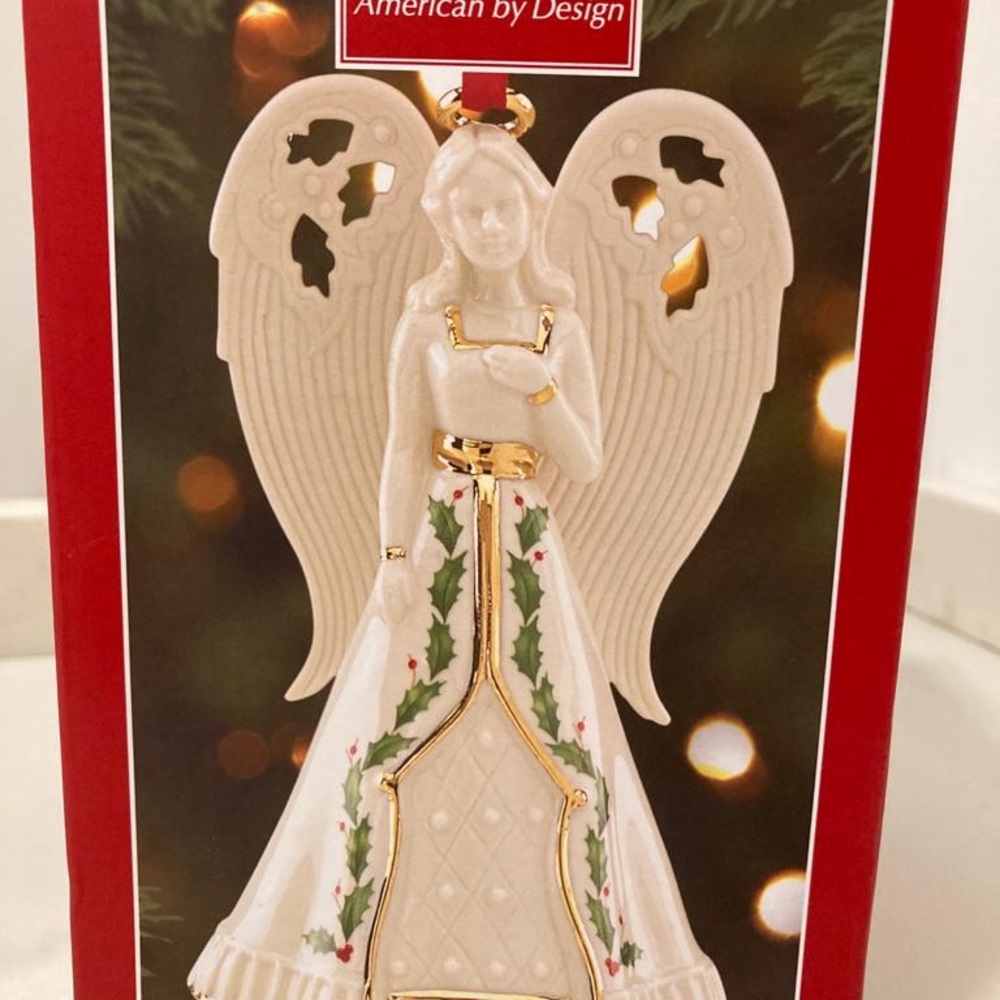 Lenox christmas angel ornament/decor